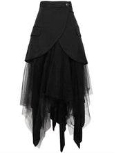 Anya Mesh Skirt In Black